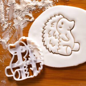 Hedgehog Profile Cookie Cutter Bake Biscuit Fondant Clay Cutter Perfect for Baby Showers Kids First Birthday PartiesNature Themed Celebrations Cute Spiny Mammal Treats (ONLY PROFILE )