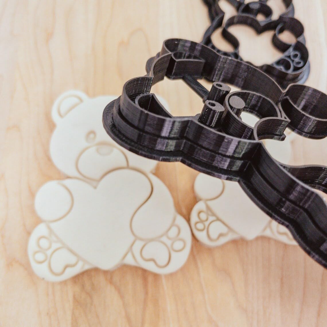 Teddy Bear with Heart Cute Valentines Cookie Cutter Cookie for Fondant, Clay, Dough, Valentines Day Gift, Teddy Bear Love Heart Cutter Made in India, Perfect for Sweet Treats - Image 7