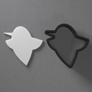 Hummingbird Shaped Polymer Clay Cutter with Sharp Tapered Edge for Precise Cutting, Jewelry and Earring Tool for Mini Studs and Pendant Sets, Multipurpose Cookie Cutter for Crafting
