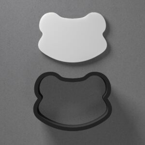 Frog Head Animal Face Cookie Polymer Clay Cutter with Sharp Tapered Edge for Jewelry Making Mini Studs Pendant Set and Cookie Cutter Versatile Craft Tool for Detailed Animal-Themed