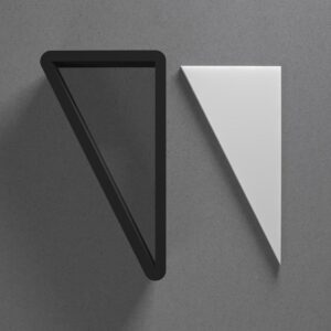 Right Triangle Cookie Polymer Clay Cutter with Sharp Tapered Edge for Jewelry Making Earring Tools Mini Studs Pendant Set Craft Supplies Cookie Cutter Geometric Clay Design Accessories