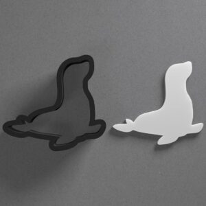 Seal Animal Cookie Polymer Clay Cutter with Sharp Tapered Edge for Jewelry Making, Mini Stud Earrings, Pendant Sets, Earring Crafting Tool, Cookie Cutter for Clay and Dough Shaping