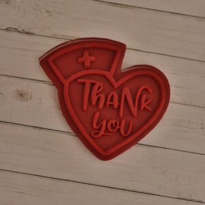 Black Nurse Hat Cookie Cutter Plastic Fondant Clay Cutter and Stamp for Baking, DIY Crafts, Medical-Themed Party Treats, Cake Decoration, and Creative Nurse Hat Projects