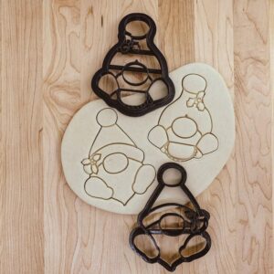 Gnomes Cookie Cutter Set Christmas Mr and Mrs Claus India Cookie for Festive Baking, Fondant Decorations, Clay Crafts, Holiday Parties, Seasonal Treats, and Creative DIY Projects
