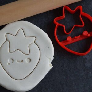 Strawberry Cookie Cutter for Creative Baking | Fruit Shape Mold for Cookies, Fondant, Biscuits, and Crafts | Perfect for Themed Treats, Parties, and DIY Baking Projects