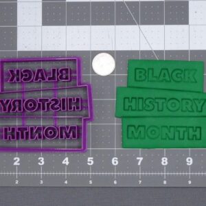 Black Black History Month Cookie Cutter Cookie African American Heritage Celebration Shape for Cultural Events School Projects Baking Activities Classroom Crafts Community Gathering