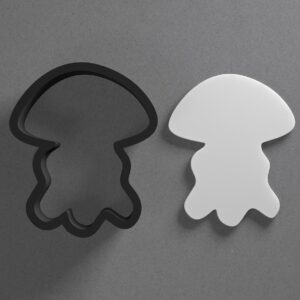 Jellyfish Ocean Sea Animal Shape Polymer Clay Cutter Earring Jewelry Tool for Mini Studs Dangle Pendants and Cookie Dough Shaping with Sharp Tapered Edge for Marine Theme DIY Craft