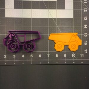 Truck 102 Black Cookie Cookie Cutter for Transportation Theme Baking, Vehicle Shaped Cookies, Birthday Party Supplies, Kids Truck Treats, Construction Events, and Fun Baking