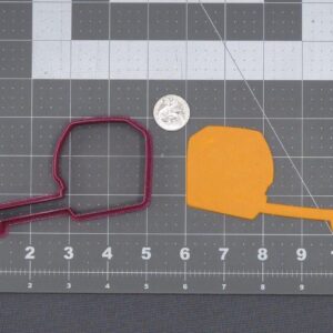 Black Cookie Measuring Tape 266-L278 Cookie Cutter Silhouette for Baking Construction Theme Cookies Fondant Sandwiches Pancakes Carpenter Builder Party Favors and Cake Decorating