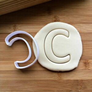Cookie Letter C Cookie Cutter Multi Size for Birthday Party Baking, Initials, and Educational Activities Made in India Reusable Durable Cookie for Cookies, Sandwiches, and Fondant