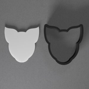 Pig Face Head Polymer Clay Cutter Sharp Tapered Edge Clay Earring Cutter Jewelry Making Tool for Pig Shaped Studs Pendant Set Cute Animal Cookie Cutter for Clay Art and Crafts Use