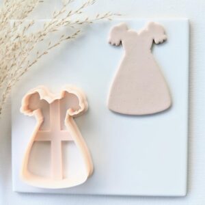 Traditional Dutch Dress Cookie Cutter for Baking and Polymer Clay Large Dress Shape Clay Cutter for Fondant Cake Decorating Holiday Cookies DIY Crafts and Cultural Art Projects