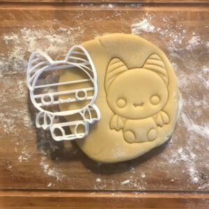 Black Cute Bat Cookie Cutter, Halloween and Christmas Cookies, Bat Gifts, Stocking Stuffer, Fondant Clay Cutter, Sugarcraft Crafts, Gift for Mom, Holiday Treats