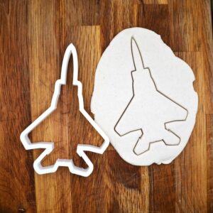 Black F15 Eagle Cookie Cutter India cookie Fighter Jet Military Plane Shape Aviation Fondant Baking Tool Christmas Cookies USAF Style Pilot Gift Cake Decorating Clay Jewelry Cutter