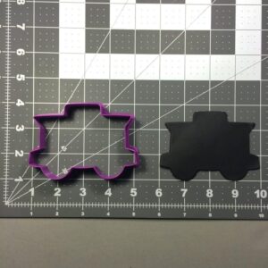 Black Caboose 101 Cookie Cutter � Durable Cookie Train-Themed Baking and Craft Tool for Cookies, Fondant, Biscuits, and Dough, Perfect for Railway Party Decorations and Creative
