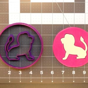 Leo Icon Cookie Cutter Set Black Cookie Zodiac Lion Symbol Cookie Stamp for Astrology Lovers Horoscope Themed Baking Tool for Birthdays Parties Crafts Cupcakes and Fondant Decorations