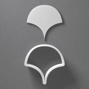 Ogee Drop Tile Cookie Cutter Pottery Shape Baking Tool for Cookies Biscuits Fondant Dough Clay Jewelry Making Earring Craft Decorating Party Baking and Daily Home Use