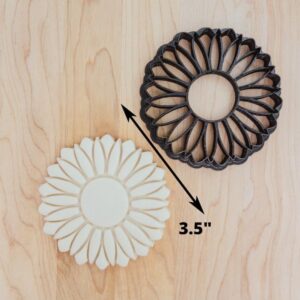 Mushroom Cookie Cutter Set of 3 for Fondant, Clay, and Baking, Gnome House and Toadstool Mushroom Design, Fungi Plant Set, Durable Cookie Cutters Made in India