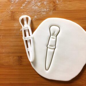 Foundation Brush Cookie Cutter for Makeup and Beauty Themed Baking, Salon and Stylist Events, Red Carpet Parties, Hens Celebrations, and Fashion Inspired Treats India Cookie (ONLY FOUNDATION)