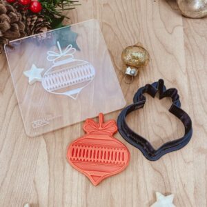 Ho-Ho-Ho Christmas Cookie Cutter for Holiday Baking, Detailed Sugar, Fondant or Clay Cutter for Festive Treats, Santa Theme Cookie Mold, Made in India