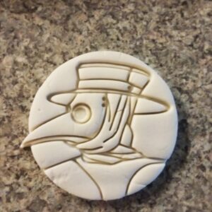 Plague Doctor Cookie Cutter Cookie for Halloween Spooky Costume Theme Biscuit Fondant Decorating Tool for Horror Party Treats Gothic History Fans Scary Baking Crafts and Haunted Events