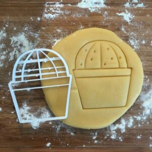 Black Cactus Cookie Cutter Cactus Plant Shape for Baking Polymer Clay Earrings Jewelry Making Fondant Crafts Plant Lover Gift DIY Wedding Favor Party Tool