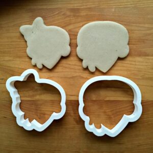 Set of 2 Mr and Mrs Turkey Cookie Cookie Cutters for Thanksgiving Baking, Made in India, Ideal for Holiday Treats, Fall Parties, and Family Baking Activities