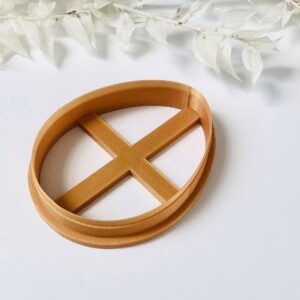 Egg Shaped Cookie Cutter and Polymer Clay Cutter for Easter Baking or Clay Crafting Cookie Oval Shape Cutter Tool for Cookies Fondant Clay Crafts Jewelry Making and Spring ProjectsThis