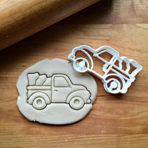 Cookie Pickup Truck with Tree Cookie Cutter Multi Size for Christmas Holiday Baking Tree Decoration Baking Tool for Kids Party Supplies Winter Cookie Cutter Made in India Durable
