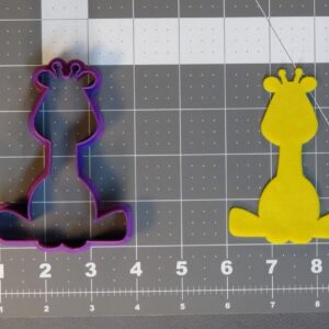 Baby Giraffe Silhouette 266-C605 Cookie Cutter Black Cookie Animal Shape Baking Mold for Jungle Safari Theme Birthday Parties Kids Crafts Baby Showers Cookies Decorations and Fun