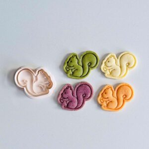 Black Squirrel Cookie Cutter cookie Fall Animals Biscuit Fondant Mold for Squirrel Themed Baking Decorated Cookies Clay Craft DIY Kids Party Treats