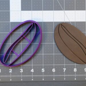 Coffee Espresso Bean 266-C239 Black Cookie Cookie Cutter for Caf� Theme Baking, Barista Gifts, Coffee Shop Decor, Cookie Decorating Events, Beverage Lover Parties, and Kitchen