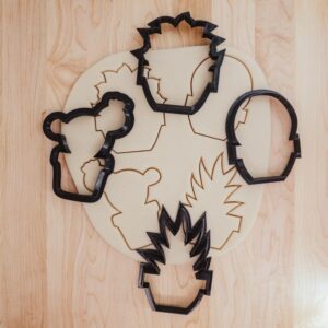 Succulent Cactus Plant Lover Plant Mom Cookie Cutter Set India Cookie Mold with 4 Unique Shapes for Baking Fondant Clay Decorations Perfect for Gardeners and Plant Enthusiast Gifts