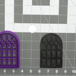 Black Window Arch 266 D441 Cookie Cutter Cookie Baking Mold for Cookies Biscuits Fondant Pastry Dough Cake Decorating Tool for Parties Holidays and Everyday Kitchen Use