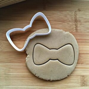 Cookie Bow Tie Cookie Cutter for Baking Bow Tie-Shaped Cookies Cake Fondant Decorations Suitable Size Dishwasher Safe Made in India for Weddings, Anniversaries, Parties, and Special