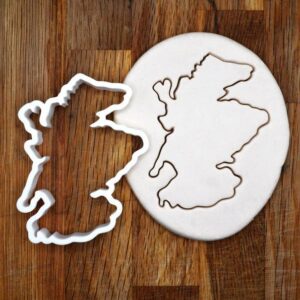 Black Scotland Cookie Cutter India cookie Scottish Country Outline Shape Baking Tool for Cookies Fondant and Clay Christmas Gift Cake Decorating Jewelry Craft Cutter