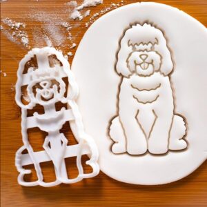Cockapoo Body Cookie Cookie Cutter Featuring Cocker Spaniel and Mini Poodle Mix Dog Breed Shape Ideal for Baking Pet-Themed Biscuits Veterinary Adoption Drives and Dog Lover Gifts (ONLY BODY)