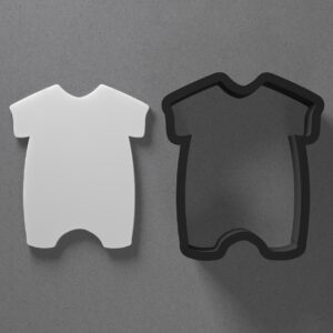 Baby Romper Outfit Cookie Polymer Clay Cutter with Sharp Tapered Edge for Jewelry Making Earring Tools Mini Studs Pendant Set Craft Supplies Cookie Cutter Baby Clothes Clay Accessories