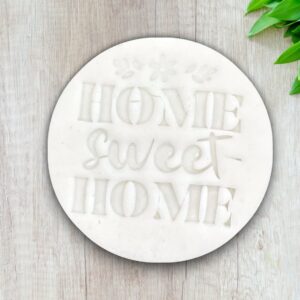 Home Sweet Home Cookie Stamp for Decorating Fondant Icing Sugar Paste Cupcakes Homemade Cake Decoration Baking Tool for Kitchen Use by India