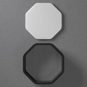 Round Octagon Shape Cookie Polymer Clay Cutter with Sharp Tapered Edge for Earring Making Jewelry Tools Mini Studs Pendant Set Craft Supplies Cookie Cutter Geometric Clay Art
