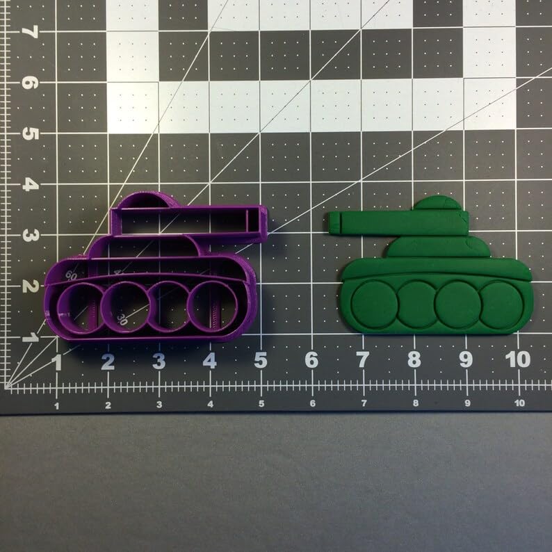 Tank Black Cookie Cookie Cutter for Military Army Theme Cookies Baking Veteran Day Events Soldier Birthday Party Decorations Fondant Crafts Combat Playtime and Patriotic Treat - Image 2
