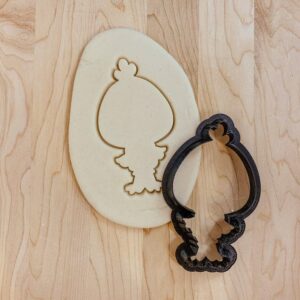 Easter Chick Outline Cookie Fondant Clay Cutter India Cookie Baby Chick Shape for Spring Baking, Cake Decorating, Easter Egg Hunt Treats, Baby Shower Crafts, and DIY Holiday Projects
