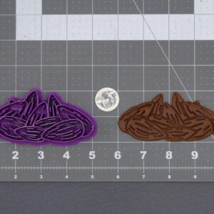 Black Almonds Cookie Cutter Cookie for Healthy Food Theme Cookie Decorations Nuts Biscuit Fondant Cutter for Baking Crafting Clay Dough Shapes Party Snacks Cooking Supply Tool
