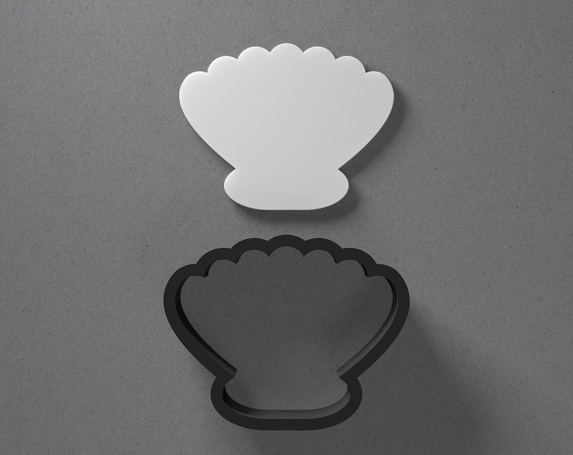 Clam Shell Seashell Shape Polymer Clay Cutter with Sharp Tapered Edge for Clean Cutting, Jewelry and Earring Tool for Mini Studs and Pendant Sets, Cookie Cutter for Beach and Ocean