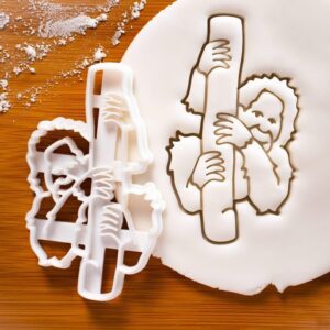 Baby Orangutan Cookie Cutter Cookie Biscuit Cutter Ape Primate Animal Shape for Baking Unique Gingerbread Cookie Tool Endangered Species Inspired Design India (ONLY Body)