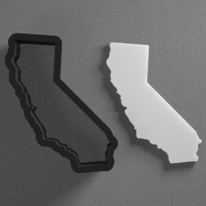 California State Shape India Cookie Polymer Clay Cutter Earring Jewelry Tool for Mini Studs Dangle Pendants and Cookie Dough Shaping with Sharp Tapered Edge for Travel Map Theme DIY