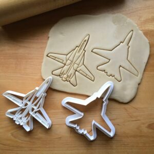 Cookie & Tools Navy CookieAir Force, Fighter Military, Suitable Cutters Aviation Cookies, Made Jet Gifts India Kids Set Perfect in of 2 Parties, Size