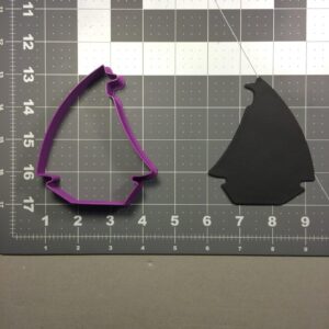 Sailboat Black Cookie Cookie Cutter for Nautical Themed Baking Ocean Boat Party Decorations Sea Adventure Kids Birthday Beach Picnic Treat Crafts Fondant Biscuit Dough Cutter Tool