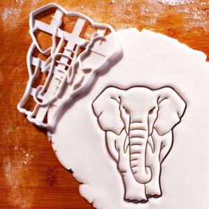 Mother Elephant Cookie Cutter Cookie Safari Jungle Wildlife Themed Baking Baby Showers Kids Birthday Parties Perfect Making Animal Shaped Biscuits Celebration Treats (ONLY Mother Elephant)