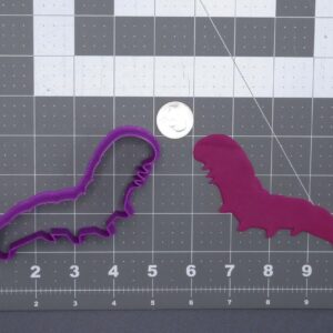 Caterpillar Cookie Cutter Silhouette Black Cookie India Baking Tool for Making Fun Cookies, Fondant, Chocolate, Cake Decorations, DIY Crafts, Educational and Holiday Projects